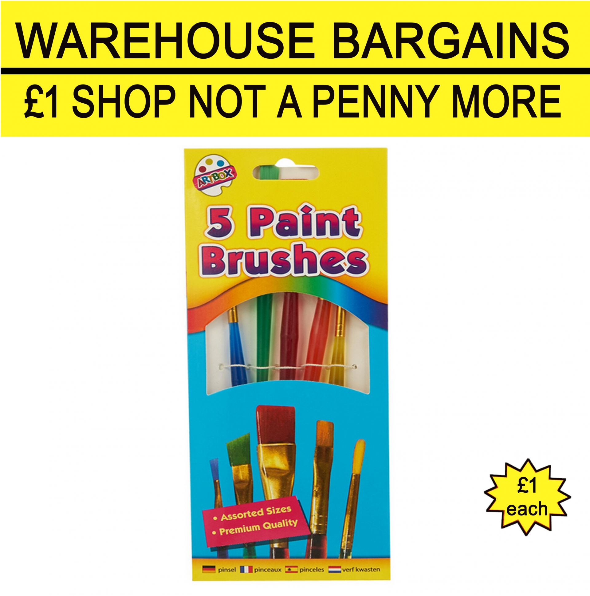 ARTBOX 5 Paint Brushes Set