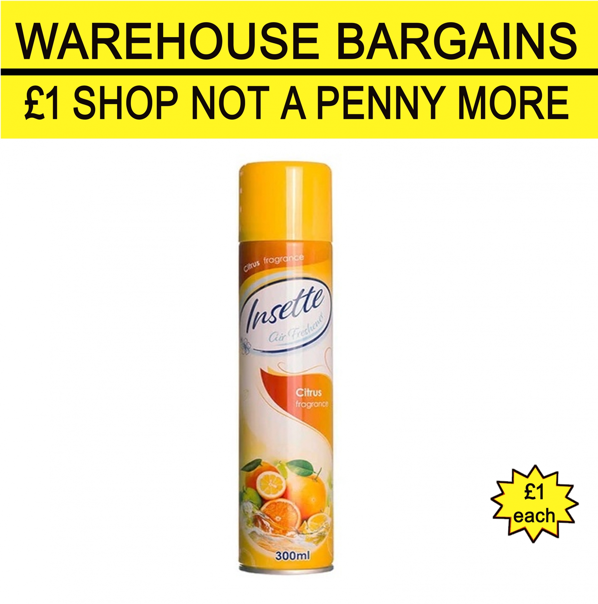 Insette Air Freshner With Citrus Fragrance 300ml