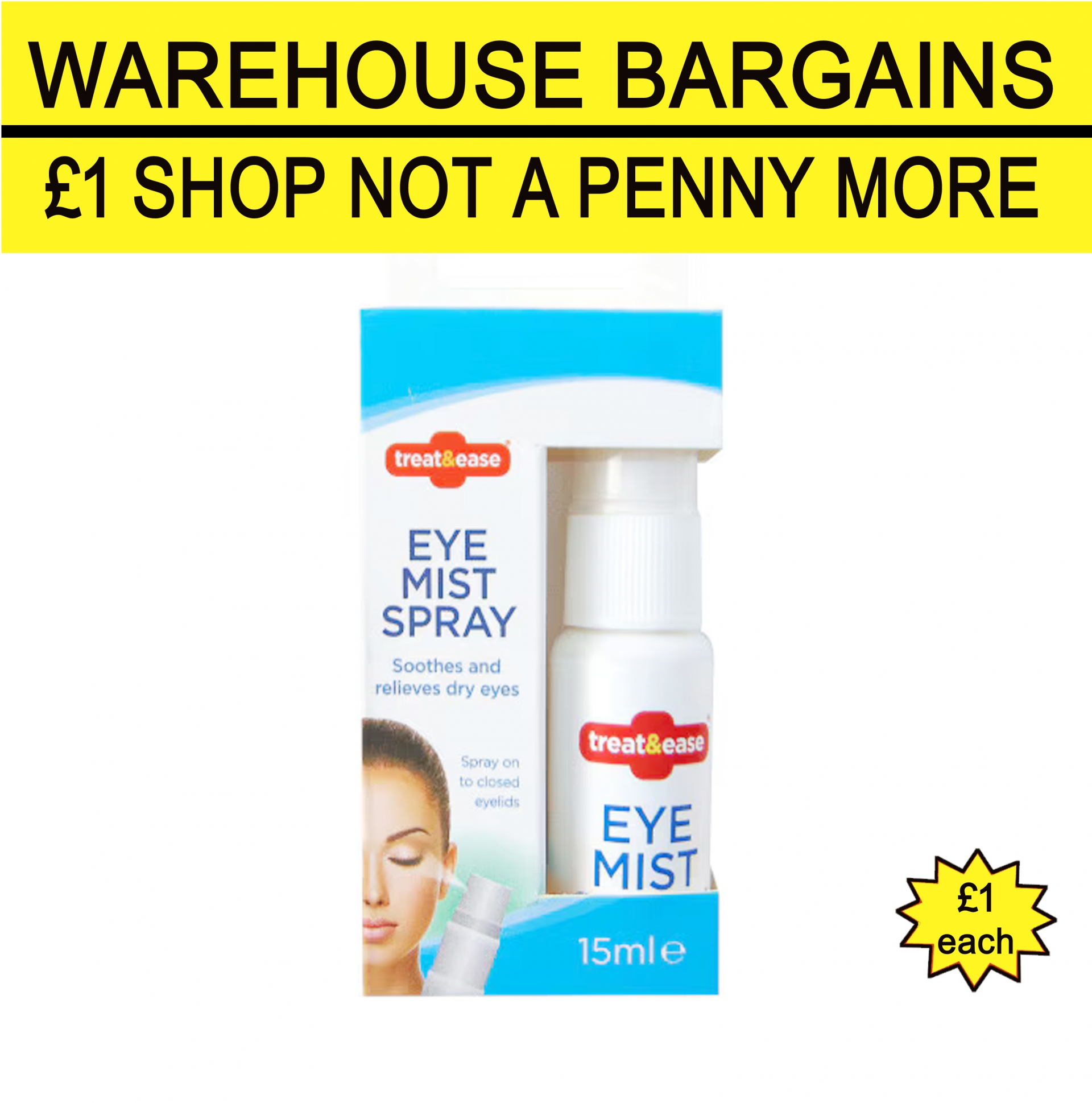 Treat&ease Eye Mist Spray15ml